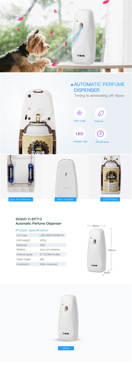 Máy xịt phòng tự động Svavo V-712
